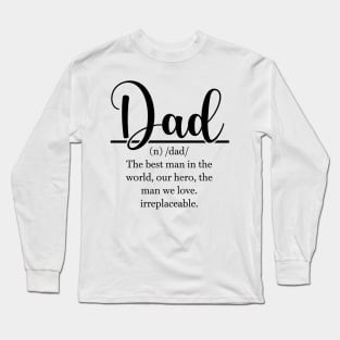 Dad Retro Gift for Father’s day, Birthday, Thanksgiving, Christmas, New Year Long Sleeve T-Shirt